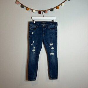 Express distressed MidRise Legging jeans